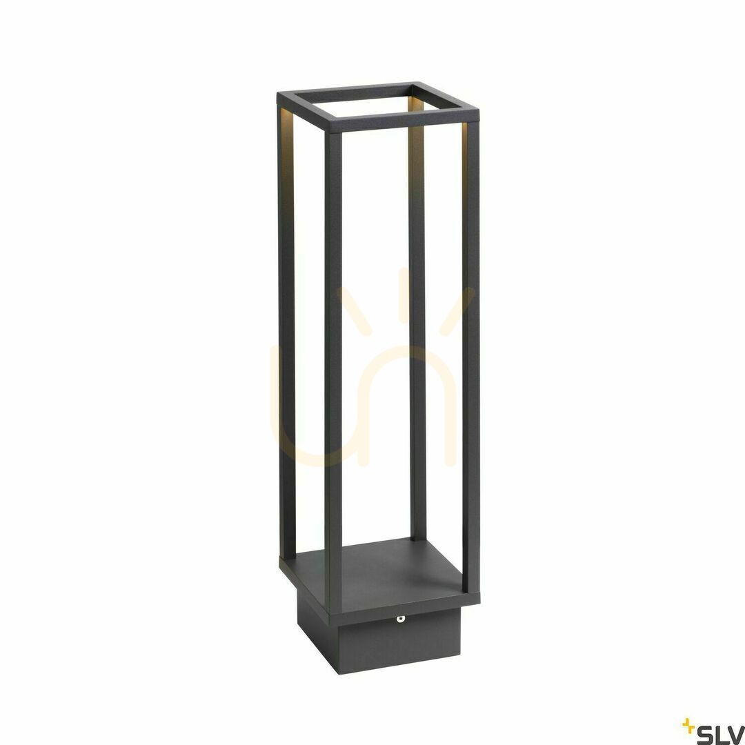 vyhliadka Vonkajšie stĺpikové svetlo SLV QUADRULO antracit 7 W 3000 K IP55 1005442 Vonkajšie stĺpikové svetlo SLV QUADRULO antracit 7 W 3000 K IP55 1005442