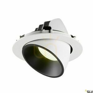 Zapustené svietidlo SLV NUMINOS GIMBLE XL bielo-čierne 37,4W 4000K 20° bez LED drivera 1006074 small 2