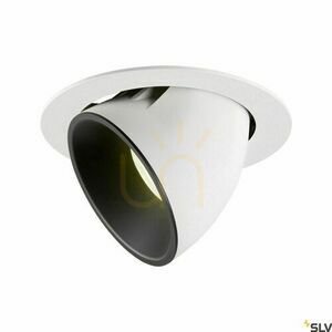 Zapustené svietidlo SLV NUMINOS GIMBLE XL bielo-čierne 37,4W 4000K 20° bez LED drivera 1006074 small 0