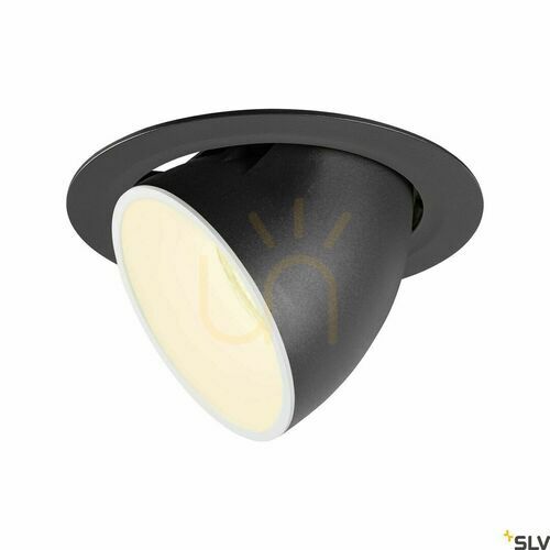 Skontrolujte Zapustené svietidlo SLV NUMINOS GIMBLE XL 37,4 W 3000 K čierne 1006054