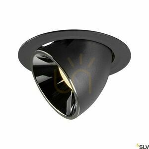 Zapustené svietidlo SLV NUMINOS GIMBLE XL čierne/chróm 37,4 W 3000 K 1006052 small 0