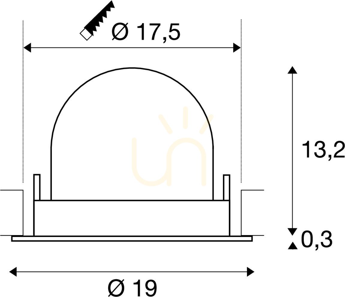 Displej Zapustené svietidlo SLV NUMINOS GIMBLE XL biele 37,4 W 2700 K 3500 lm 1006042 Zapustené svietidlo SLV NUMINOS GIMBLE XL biele 37,4 W 2700 K 3500 lm 1006042