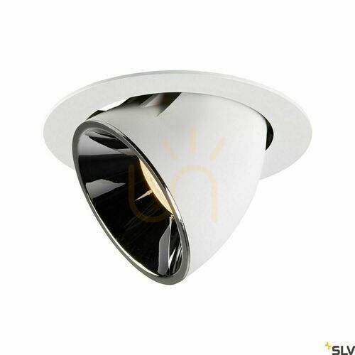 Skontrolujte Zapustené svietidlo SLV NUMINOS GIMBLE XL biela/chróm 37,4 W 2700 K 1006043