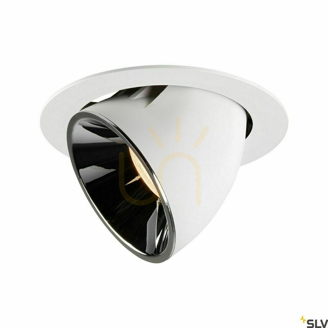 Skontrolujte Zapustené svietidlo SLV NUMINOS GIMBLE XL biela/chróm 37,4 W 2700 K 1006043 Zapustené svietidlo SLV NUMINOS GIMBLE XL biela/chróm 37,4 W 2700 K 1006043