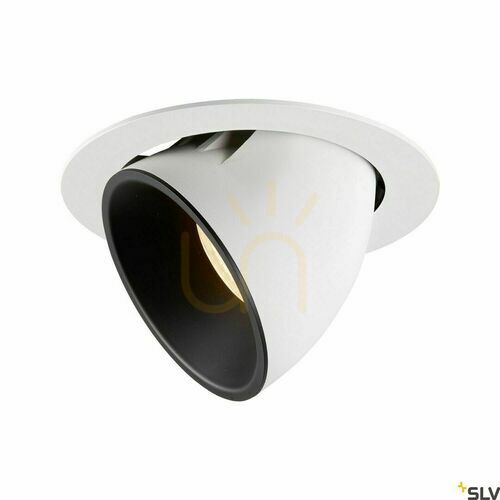 Skontrolujte Zapustené svietidlo SLV NUMINOS GIMBLE XL bielo-čierne 37,4 W 2700 K 1006041