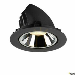 Zapustené svietidlo SLV NUMINOS GIMBLE XL čierne/chrómové 37,4 W 2700 K 1006037 small 1