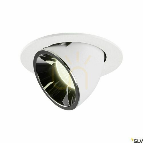 Skontrolujte Zapustené svietidlo SLV NUMINOS GIMBLE L biela/chróm 25,4 W 4000 K 1006025