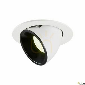 Zapustené svietidlo SLV NUMINOS GIMBLE L biela/čierna 25,4 W 4000 K 1006020 small 0