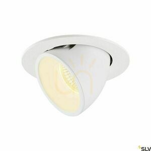 Zapustené svietidlo SLV NUMINOS GIMBLE L biele 25,4 W 3000 K 2300 lm 1006006 small 0