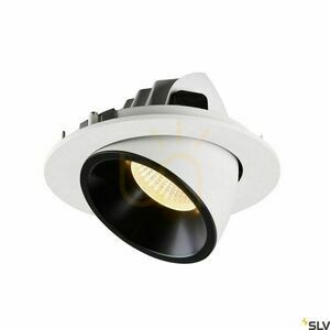 Zapustené svietidlo SLV NUMINOS GIMBLE L bielo-čierne 25,4 W 3000 K 1006002 small 2