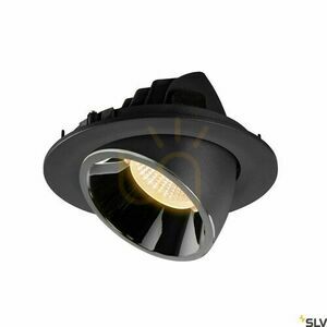 Zapustené svietidlo SLV NUMINOS GIMBLE L čierne/chróm 25,4 W 2700 K 1005977 small 2
