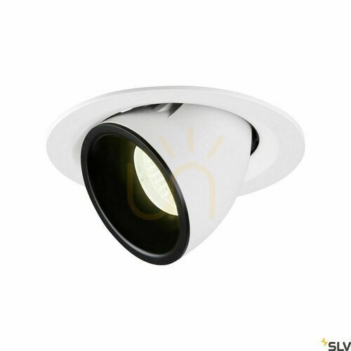 Skontrolujte Zapustené svietidlo SLV NUMINOS GIMBLE M 1005972 biele/čierne 17,5 W 4000 K 55°