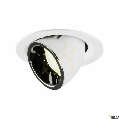 Skontrolujte Zapustené svietidlo SLV NUMINOS GIMBLE M biela/chróm 17,5 W 4000 K 1005971