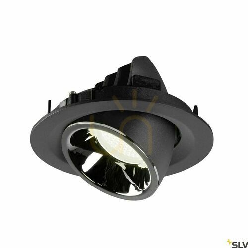 Skontrolujte Zapustené svietidlo SLV NUMINOS GIMBLE M čierne/chróm 17,5 W 4000 K 1005959