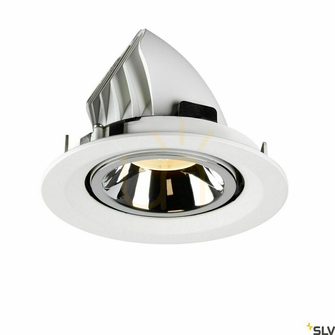 vyhliadka Zapustené svietidlo SLV NUMINOS GIMBLE M biela/chróm 17,5 W 2700 K 1005938 Zapustené svietidlo SLV NUMINOS GIMBLE M biela/chróm 17,5 W 2700 K 1005938