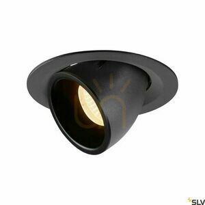 Zapustené svietidlo SLV NUMINOS GIMBLE M čierne 17,5 W 2700 K 1005927 small 0