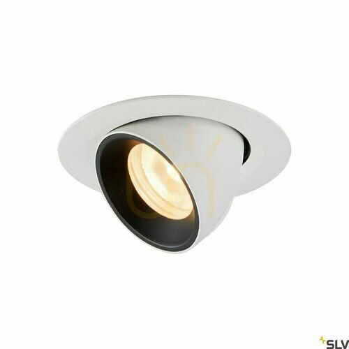 Skontrolujte Zapustené svietidlo SLV NUMINOS GIMBLE XS 7W 2700K bielo-čierne 1005828