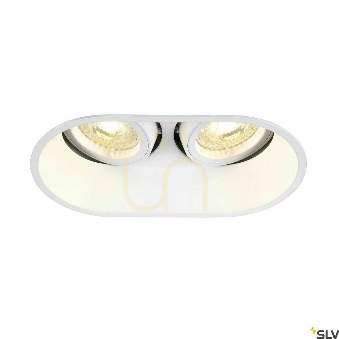 Zapustené svietidlo SLV HORN Double QPAR51 biele 25 W 1006122