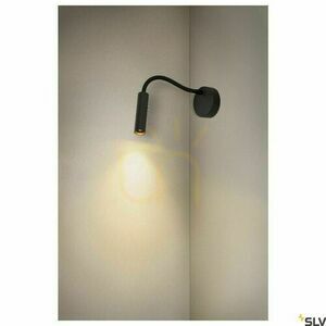 Nástenné svietidlo SLV KARPO GOOSE čierne LED 5,8 W 3000 K 1006162 small 5