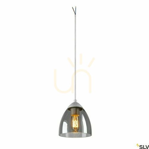 Skontrolujte Závesné svietidlo SLV PARA CONE GL GU10 biele 25 W 1006160