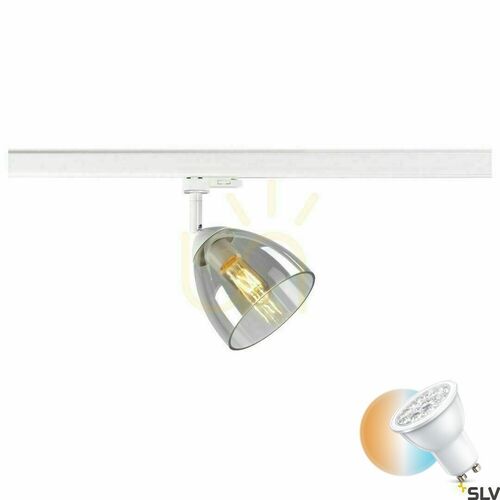 Skontrolujte Lištové svietidlo SLV PARA CONE GL GU10 biele 3-fázové 25W 1006158