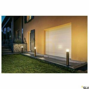 Vonkajšie stĺpikové svietidlo SLV GRAFIT 60 E27 antracit IP44 1006181 small 3