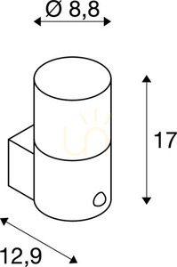 Vonkajšie nástenné svietidlo SLV GRAFIT Sensor E27 antracit IP44 1006179 5 Vonkajšie nástenné svietidlo SLV GRAFIT Sensor E27 antracit IP44 1006179 small 5