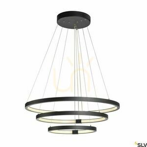 Závesné svietidlo SLV ONE TRIPLE DALI čierne 64W 80 cm 1002913 small 1