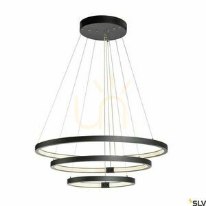 Závesné svietidlo SLV ONE TRIPLE DALI čierne 64W 80 cm 1002913 small 0