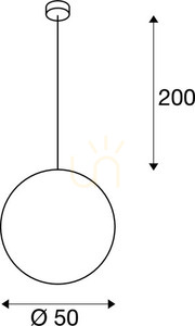 Závesné svietidlo SLV ROTOBALL 50 biele guľové E27 165400 small 4