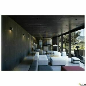 Vonkajšie nástenné svietidlo SLV SITRA CUBE antracit IP44 9W 232535 small 1