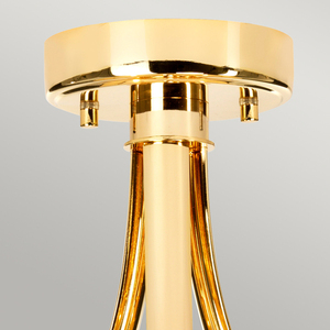 Falmouth 3 Light Semi Flush - francúzske zlato Elstead small 1