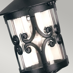 Hereford 1 Light Porch Chain Lantern Elstead small 2