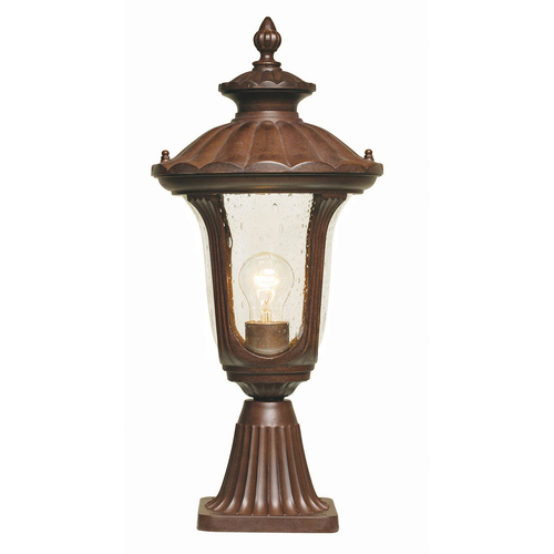 Skontrolujte Chicago 1 Light Small Pedestal Lantern Elstead