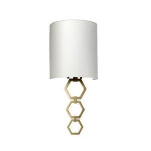Clark Small 1 Light Wall Light - Aged Brass Elstead small 1