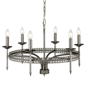 Luster Crown 6 Light Elstead small 0