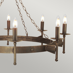 Luster Cromwell 8 Light Elstead small 2