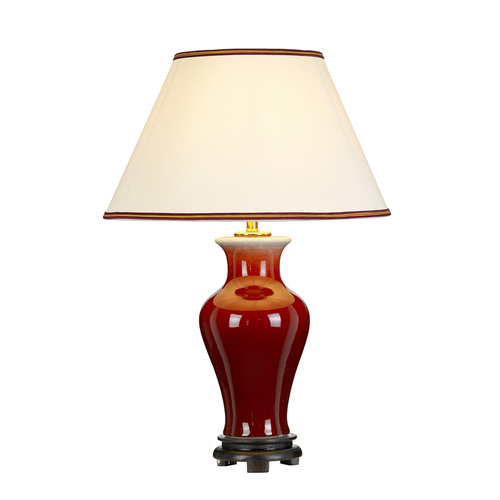 Skontrolujte 1 svetelná stolová lampa Majin s vysokým empírovým tienidlom Elstead