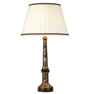 Strasbourg 1 svetelná stolová lampa s vysokým empírovým tienidlom Elstead small 0