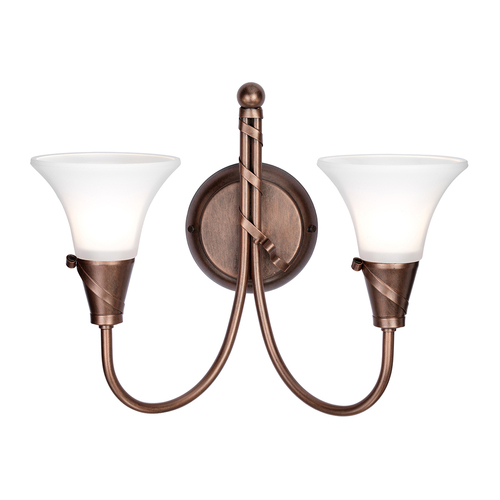 Skontrolujte Nástenné svietidlo Emily 2 Light - Copper Elstead