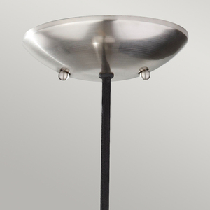 Beso 1 Light Mini Pendant Lamp - brúsená oceľ Elstead small 1