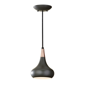 Beso 1 svetelná mini závesná lampa - tmavohnedá Elstead small 0