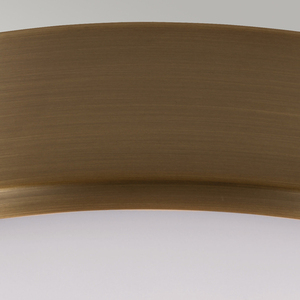 Cadence 2 Light Flush Mount - Dark Antique Brass Elstead small 2