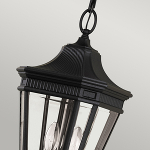 Cotswold Lane 2 Light Medium Chain Lantern - čierna Elstead small 1