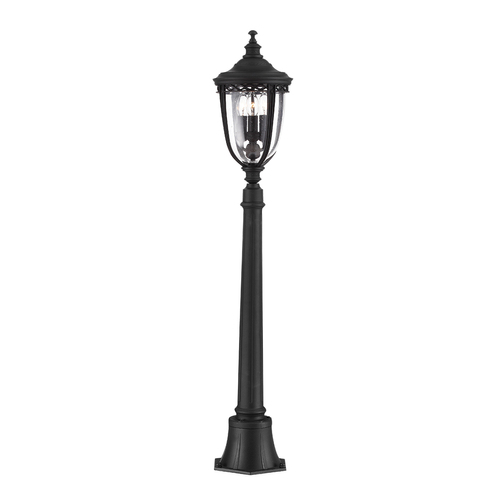 Skontrolujte English Bridle 3 Light Medium Pillar - Lantern Black Elstead