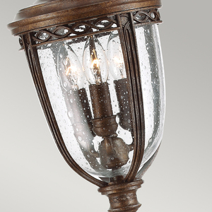 Stredná stĺpová lampa English Bridle 3 Light - britský bronz Elstead small 2