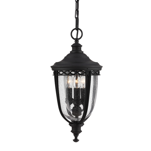 Skontrolujte Stredná reťazová lampa English Bridle 3 Light - čierna Elstead