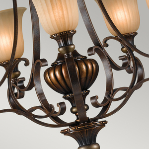 Luster Kelham Hall 5 Light Up Light Elstead small 2