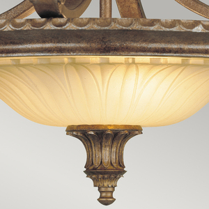 Stirling Castle 2 Light Semi-Flush Elstead small 3