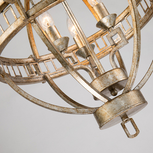 Lemuria 3 Light Globe Pendant Elstead small 2